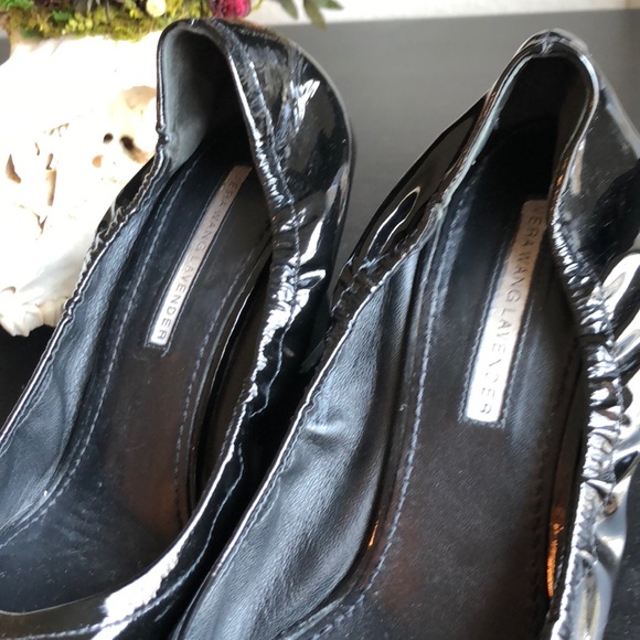 Vera Wang Lavender Ella Patent Leather Wedge - Picture 4 of 7